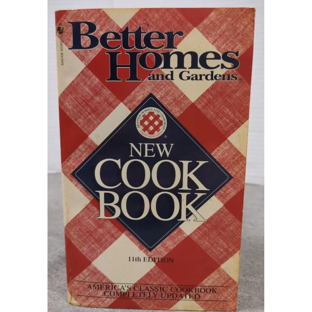 VTG 1989 Better Homes & Gardens New Cook Book 11th Edition‎ Paperback 1156 Pages